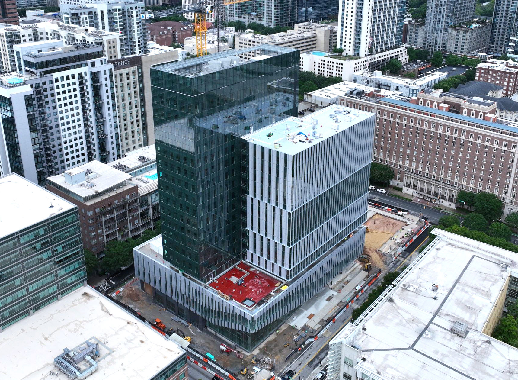 rendering of scheller towers in tech square