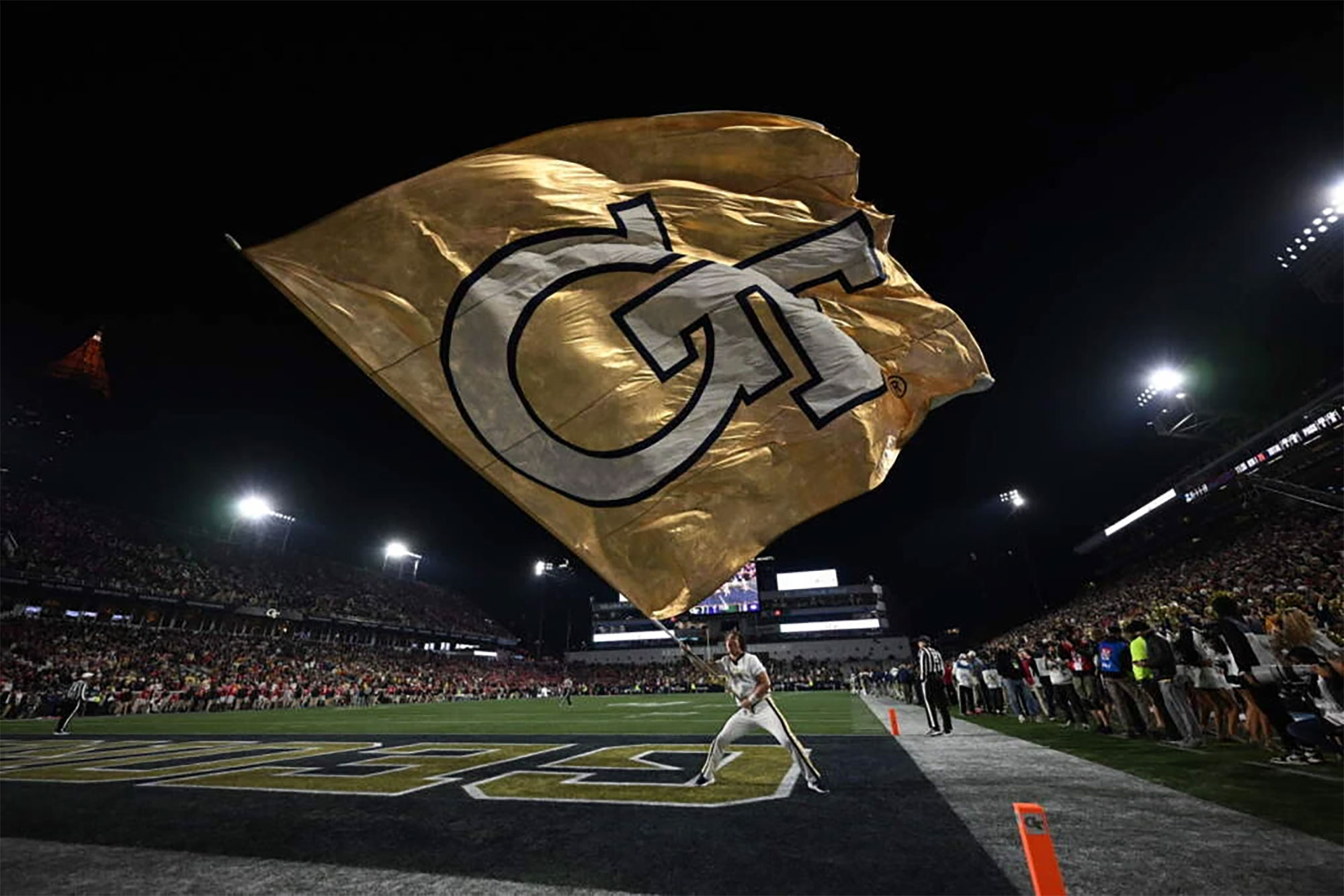 construction at Bobby Dodd stadium