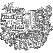 Illustration on the cover of the 15th volume of the Glion Colloquium